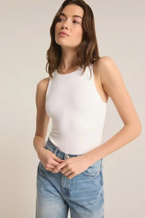 Halter Yaka Poliamid Kumaş Bodysuit